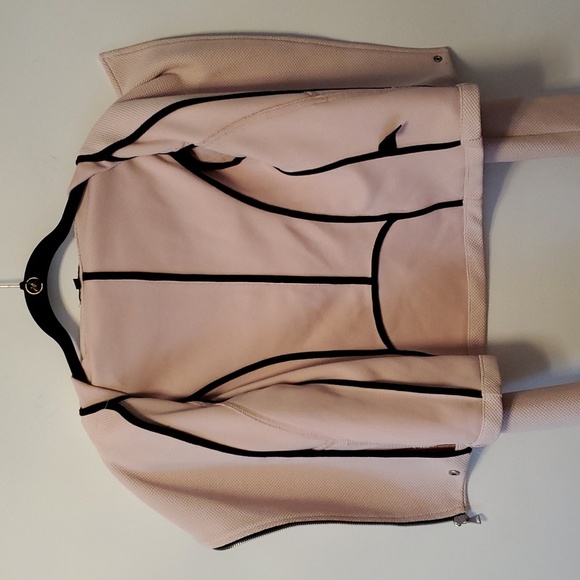 Express Pink Zip up Moto style Jacket - Picture 7 of 9